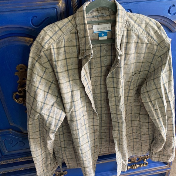 Columbia Other - COLUMBIA OMNI WICK Men's Large Plaid Button